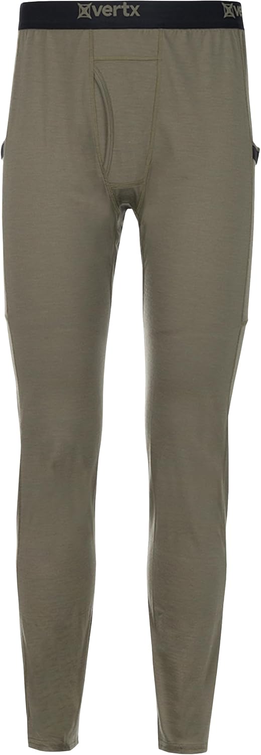 VERTX Mens Merino Wool Base Layer Pants