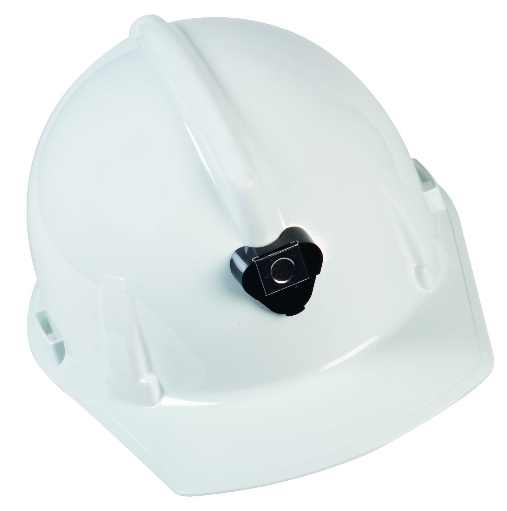 MSA 448914 TopGard Polycarbonate Cap Style Bump Cap with 1 Touch Suspension and Lamp Bracket and Cord Holder, White