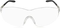 MCR Safety S2119 Blackjack Safety Glasses with Chrome Metal Temple and Indoor/Outdoor Clear Mirror Lens