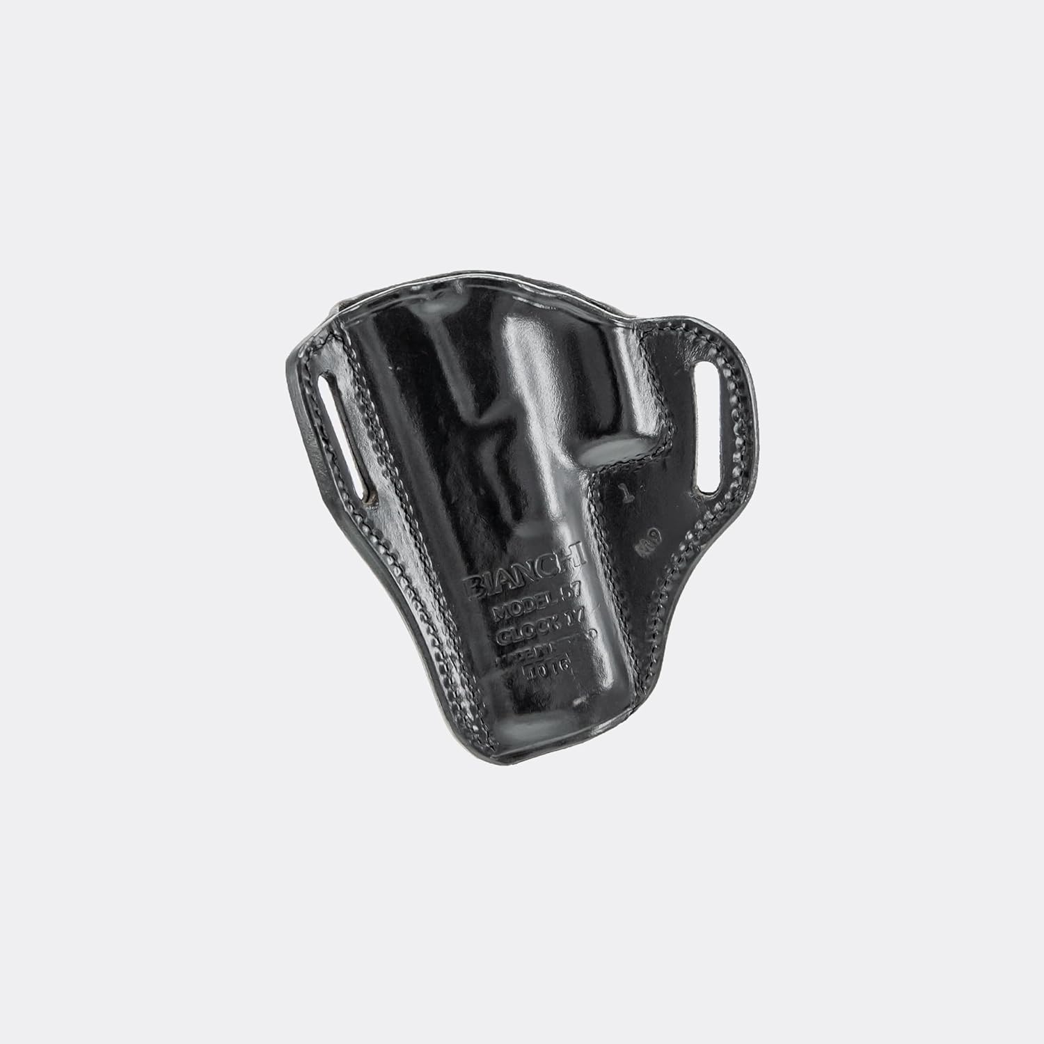 BIANCHI Model 57 Remedy Open-Top Full-Grain Leather Belt Slide Holster