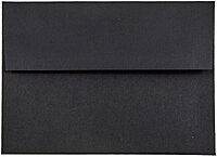 JAM PAPER Booklet Invitation Envelopes, Gummed Seal, 32-lb Linen, 30% Recycled