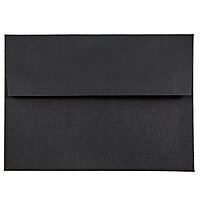 JAM PAPER Booklet Invitation Envelopes, Gummed Seal, 32-lb Linen, 30% Recycled