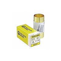 Precision Brand 17S5 Brass Shim Stock, 6 x 100 Roll, 260 Alloy Brass, 0.005