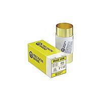 Precision Brand 17S5 Brass Shim Stock, 6 x 100 Roll, 260 Alloy Brass, 0.005