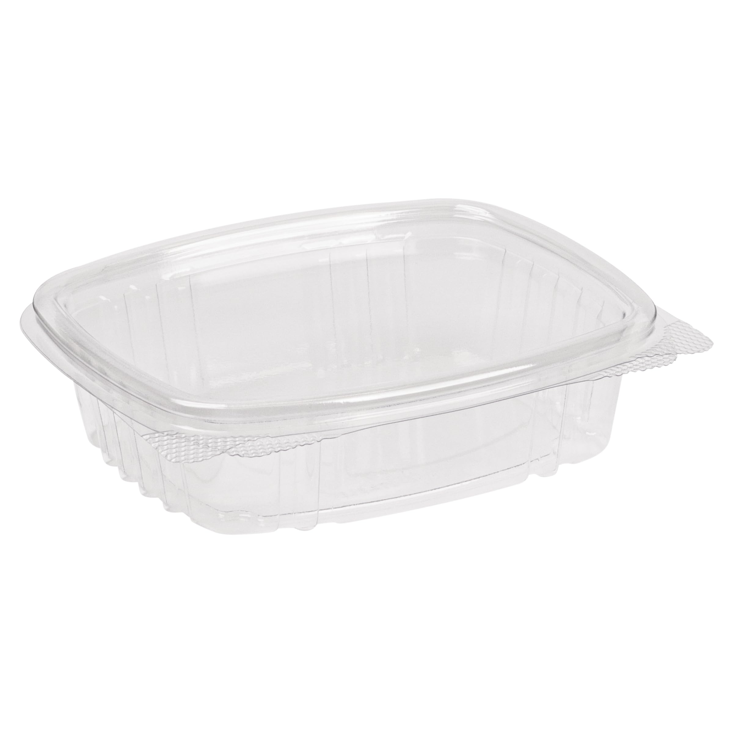 STALKMARKET Jaya Compostable Clear PLA Hinged Rectangular Deli Containers