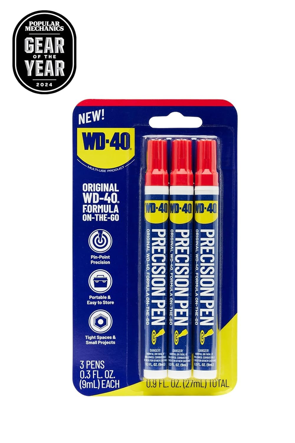 WD-40 Original Formula- Precision Pen On-The-Go, Lubrication with Pin-Point Precision, Controlled Flow. Portable