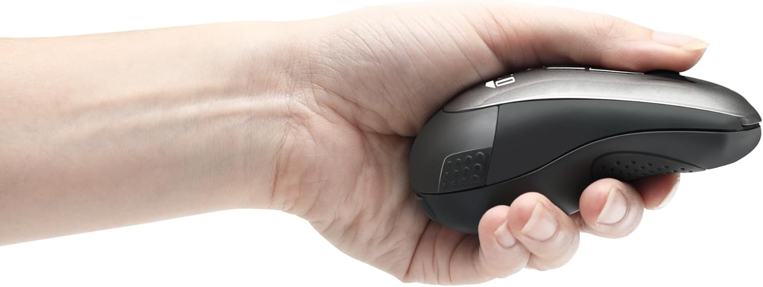 Wireless Keyboard and Mouse Combo with Air Mouse and Compact Design Keyboard, RF 2.4GHz USB Laser Mouse