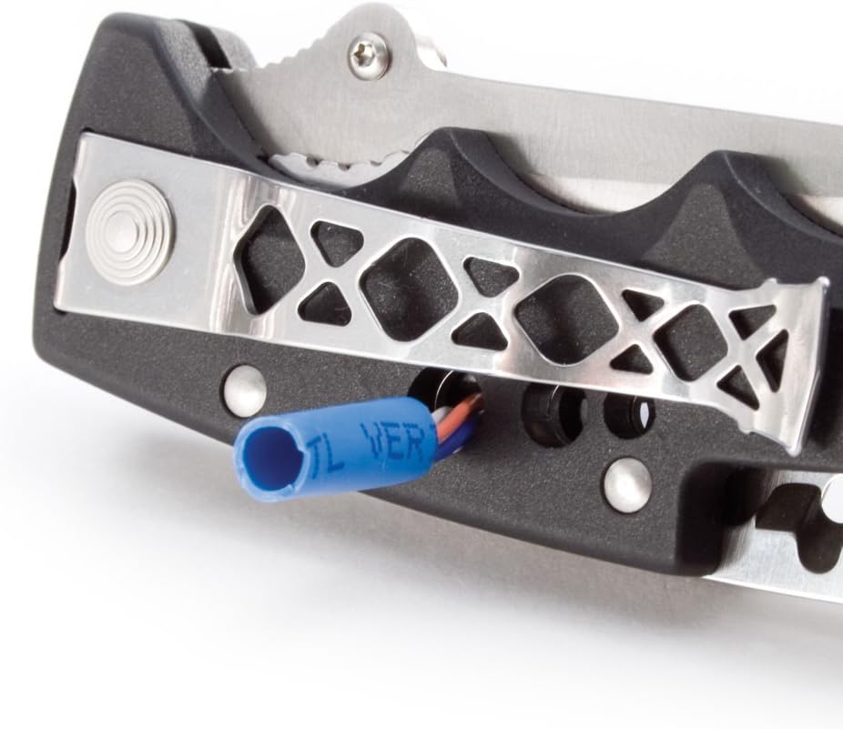 SOG Kilowatt- Electricians Pocket Knife with Wire Stripping Multi-Tool and 3.4 Inch AUS-8 Blade