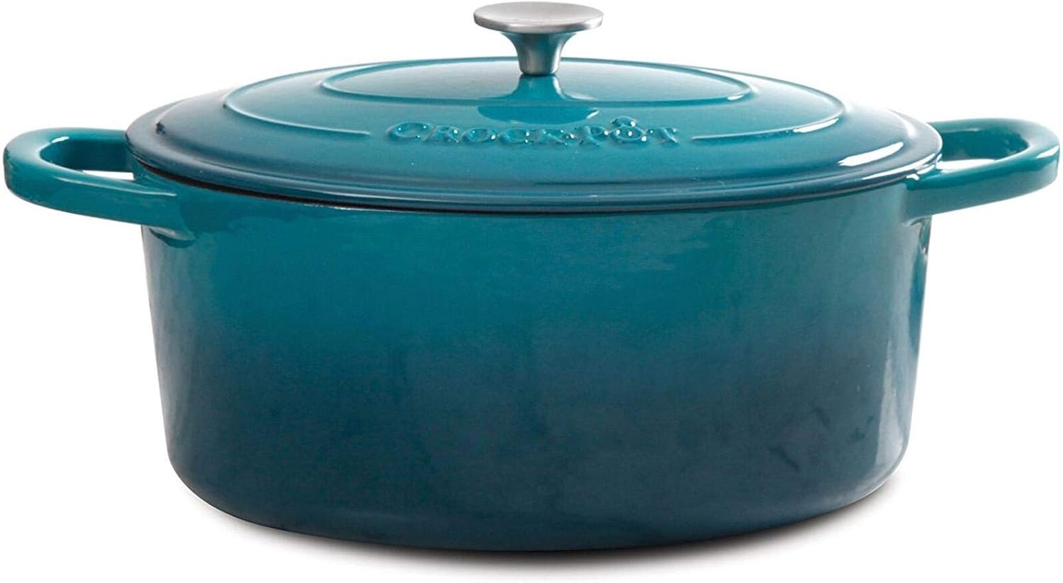 Crock-Pot Artisan 7-Quart Oval Enameled Cast Iron Dutch Oven