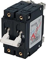 Blue Sea Systems C-Series Double Pole Toggle Circuit Breaker
