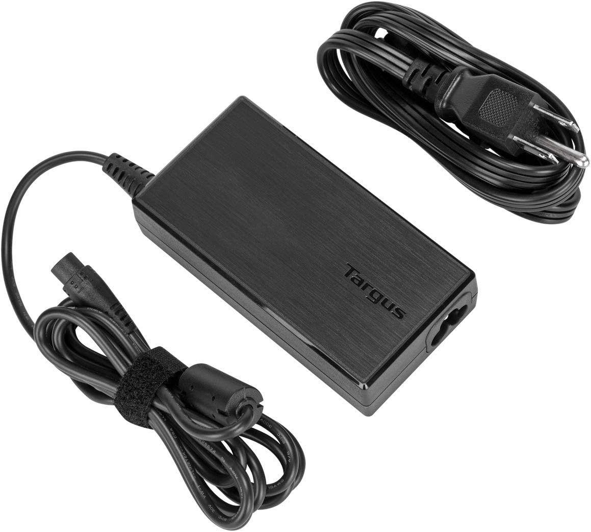 Targus 90W AC Semi-Slim Universal Laptop Charger with 6-Foot Cable, Includes 5 Power Tips Compatible with Major Brands: Acer