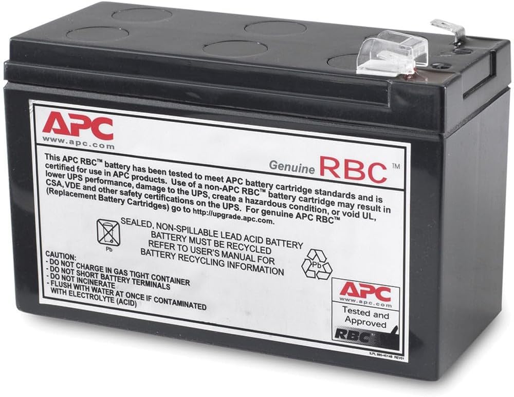 UPS Replacement Battery, APCRBC110, for UPS Models BE550G, BE550MC, and select other RBCs