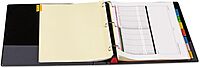 Universal 30711 Push-Open Deluxe Plus D-Ring View Binder, 1-Inch Capacity, 8-1/2 x 11, Black