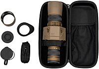 SIG SAUER OSCAR6 HDX PRO 16-32x60mm Image Stabilized Fast Focus Straight Eyepiece Waterproof Tripod Compatible Hunting Spotting Scope, Carry Case, Hand Strap, Lens Covers, Eyecup, Sunshade (SOO62001)