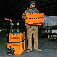 Klein Tools 54804MB MODbox Small Tool Box, Heavy Duty Organizer with Removable Tray, Water and Debris Resistant