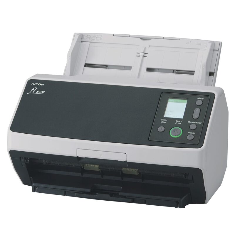 RICOH fi-8170 Professional High Speed Color Duplex Document Scanner - Network Enabled