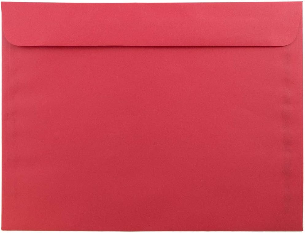 JAM Paper 9 x 12 Booklet Envelopes with Gummed Seal