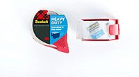 Scotch Heavy Duty Shipping Packaging Tape, 1 Dispensered Roll, 1.88 x 38.2 yd, Great for Packing, Shipping & Moving