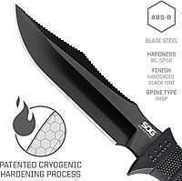 SOG SEAL Pup Elite Fixed Blade Knife with Sheath