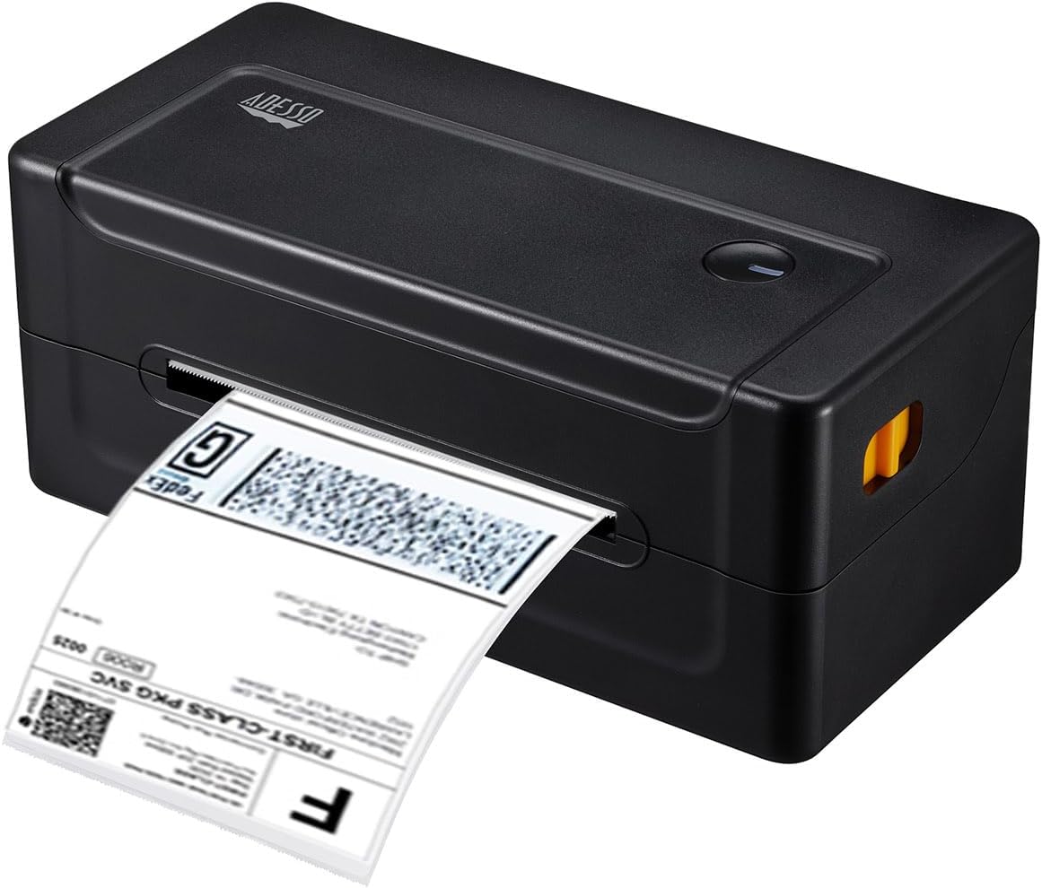 NuPrint 400 USB Thermal Label Printer – 4" (101mm) Thermal Paper, Label Printing, 1D & 2D Barcode Printing