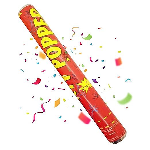 Party Popper - Paper Only - 30 CM - Set of 2