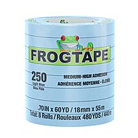FROGTAPE 250 Moderate Temperature Performance Grade Masking Tape, Medium-High Adhesion