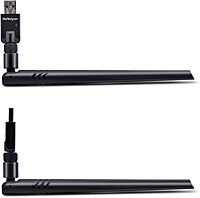 StarTech.com USB Bluetooth 5.3 Adapter, Class 1, USB Bluetooth Dongle for PC/Laptop, Use with Keyboard/Mouse, Windows/Linux