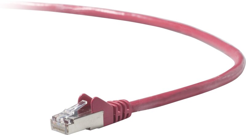 Belkin Cat5e Patch Cable - RJ-45 Male Network - RJ-45 Male Network - 3ft - Red