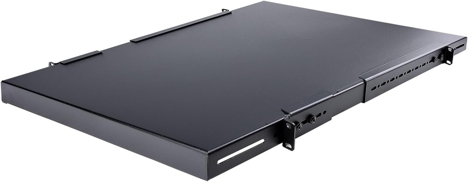 StarTech.com 1U Adjustable Server Rack Mount Shelf - 19" 4-Post