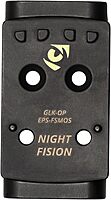 Night Fision Optic 17-4 Stainless Steel Handgun Mounting Plates for Red Dot Sights | Extra Screws - Full Size MOS