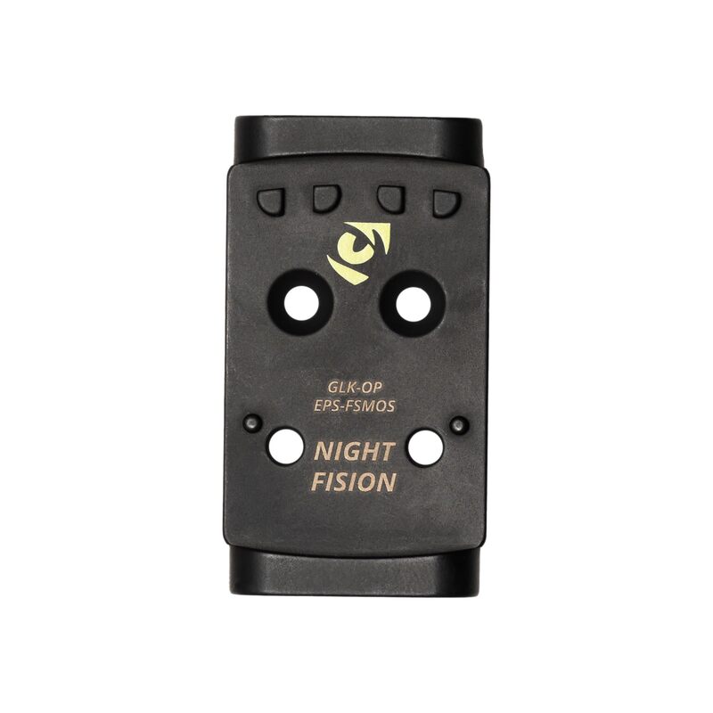 Night Fision Optic 17-4 Stainless Steel Handgun Mounting Plates for Red Dot Sights | Extra Screws and Installation Tool for Easy Setup | Compatible with EPS to Glock Full Size MOS