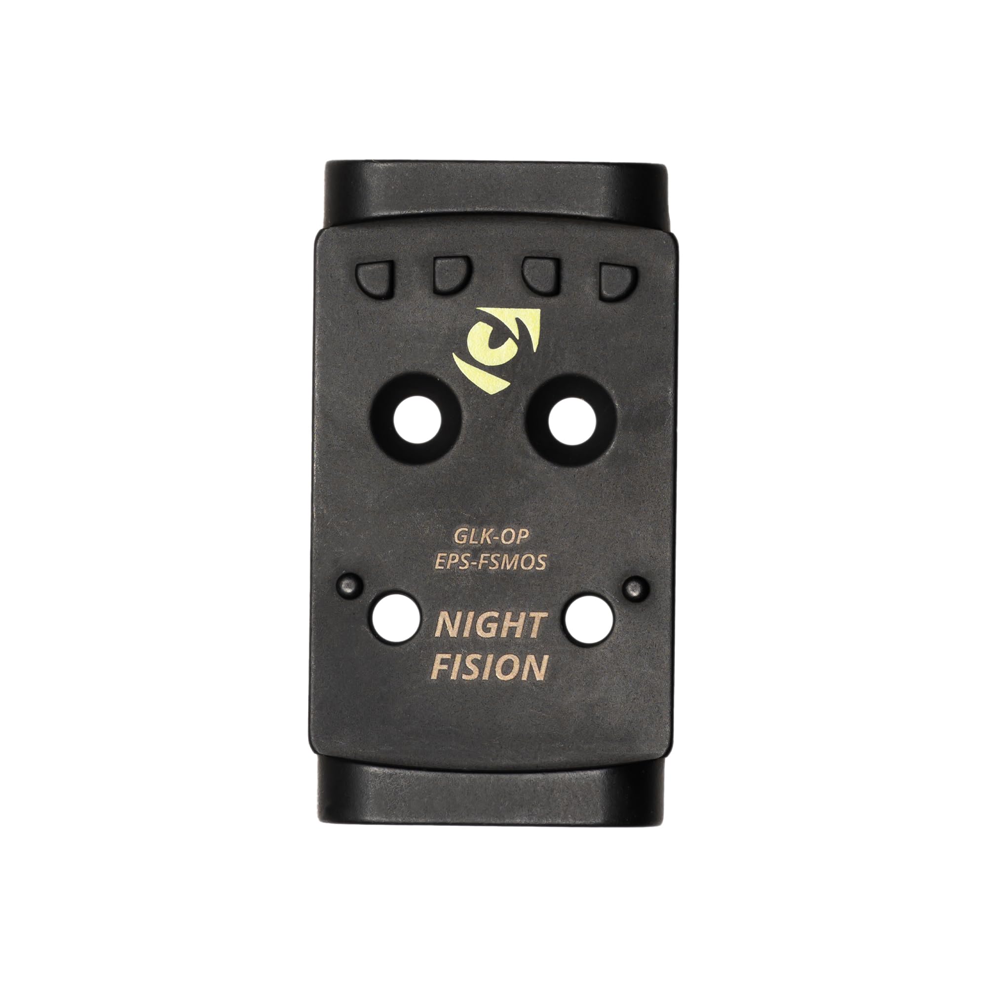 Night Fision Optic 17-4 Stainless Steel Handgun Mounting Plates for Red Dot Sights | Extra Screws - Full Size MOS