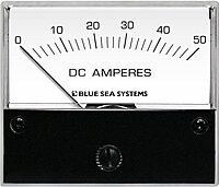 Blue Sea 8022 DC Analog Ammeter - 2-3/4 Face, 0-50 AMP DC