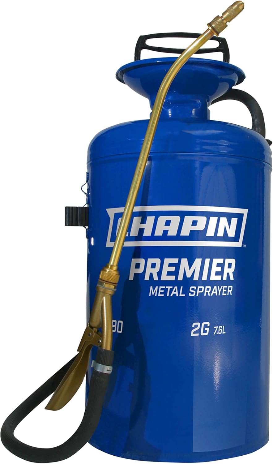 Chapin Premier Steel Portable Compression Sprayer, 2-Gallon Capacity, Model# 1280 Handheld Sprayer