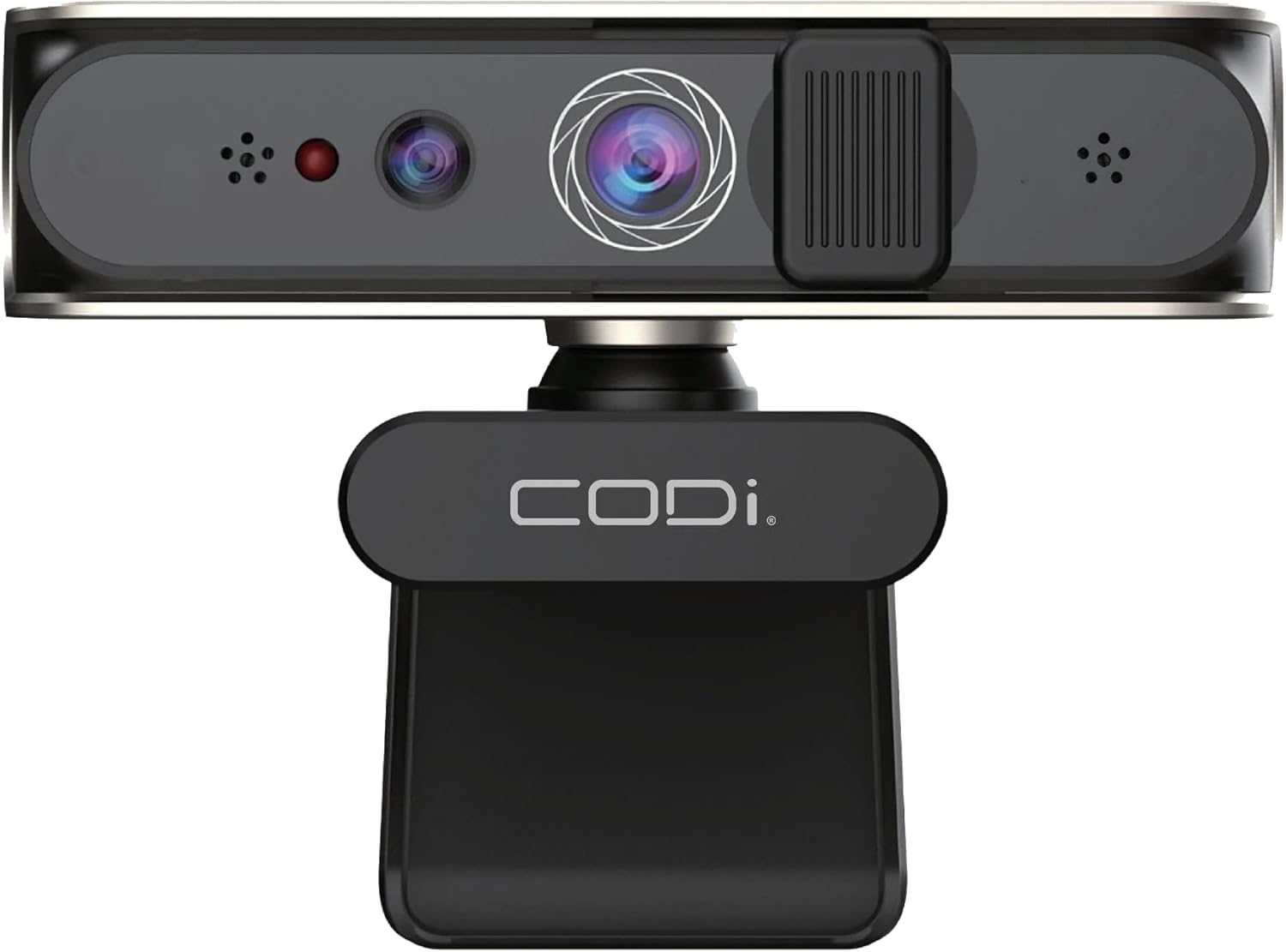 CODi Allocco HD 1080P Windows Hello Webcam with IR Facial Recognition & Noise-Canceling Mic – Autofocus, USB-A, Tripod Mount