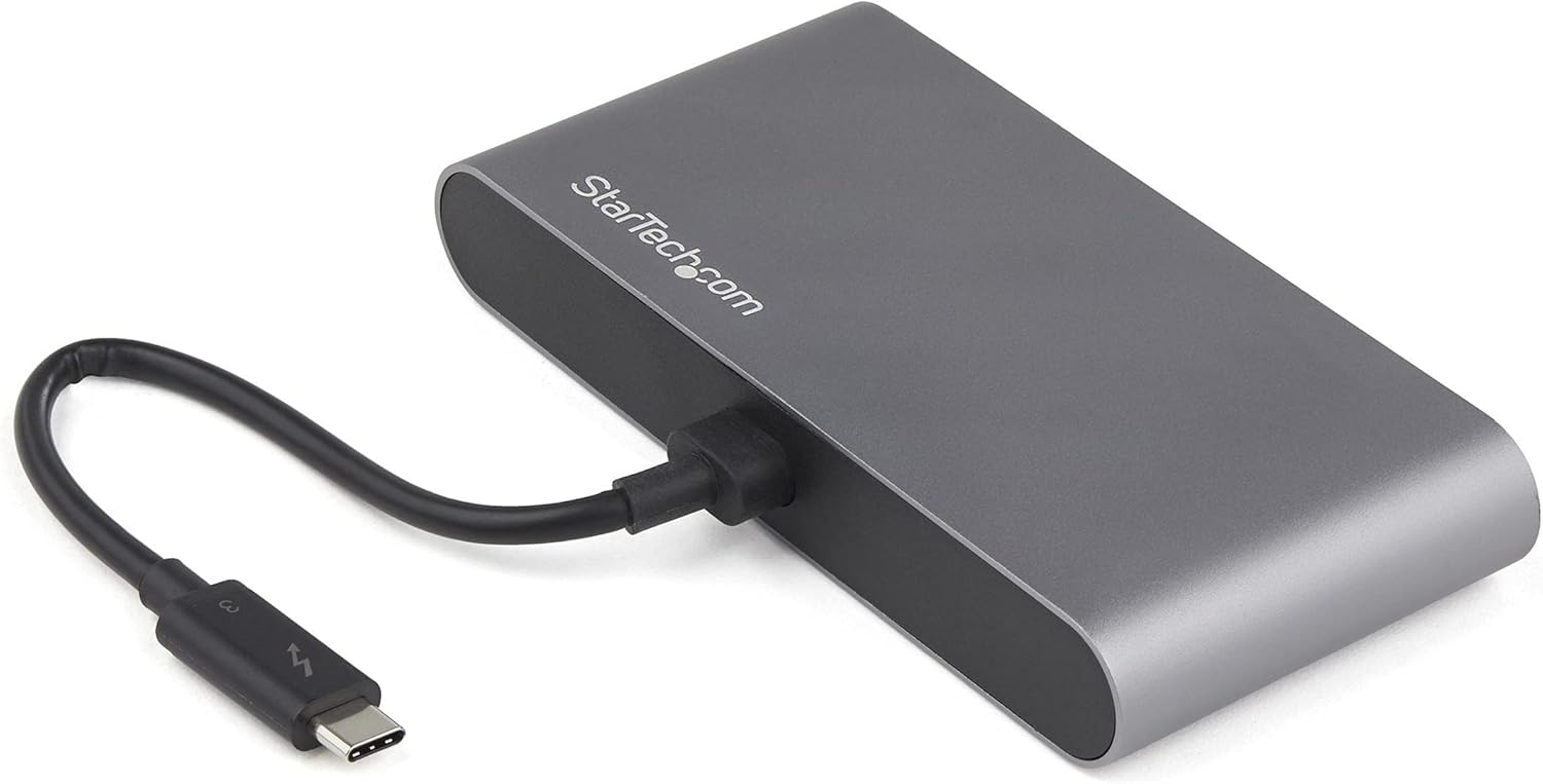 StarTech.com Thunderbolt 3 Mini Dock - Portable Dual Monitor Docking Station