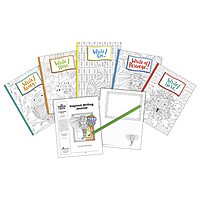 BARKER CREEK Color Me! Inspired Writing Journals, College-Ruled, 8.5 x 11, 48 Pages