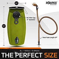 Source Wxp Storm Valve Black Hydration Reservoir System 2-Liter