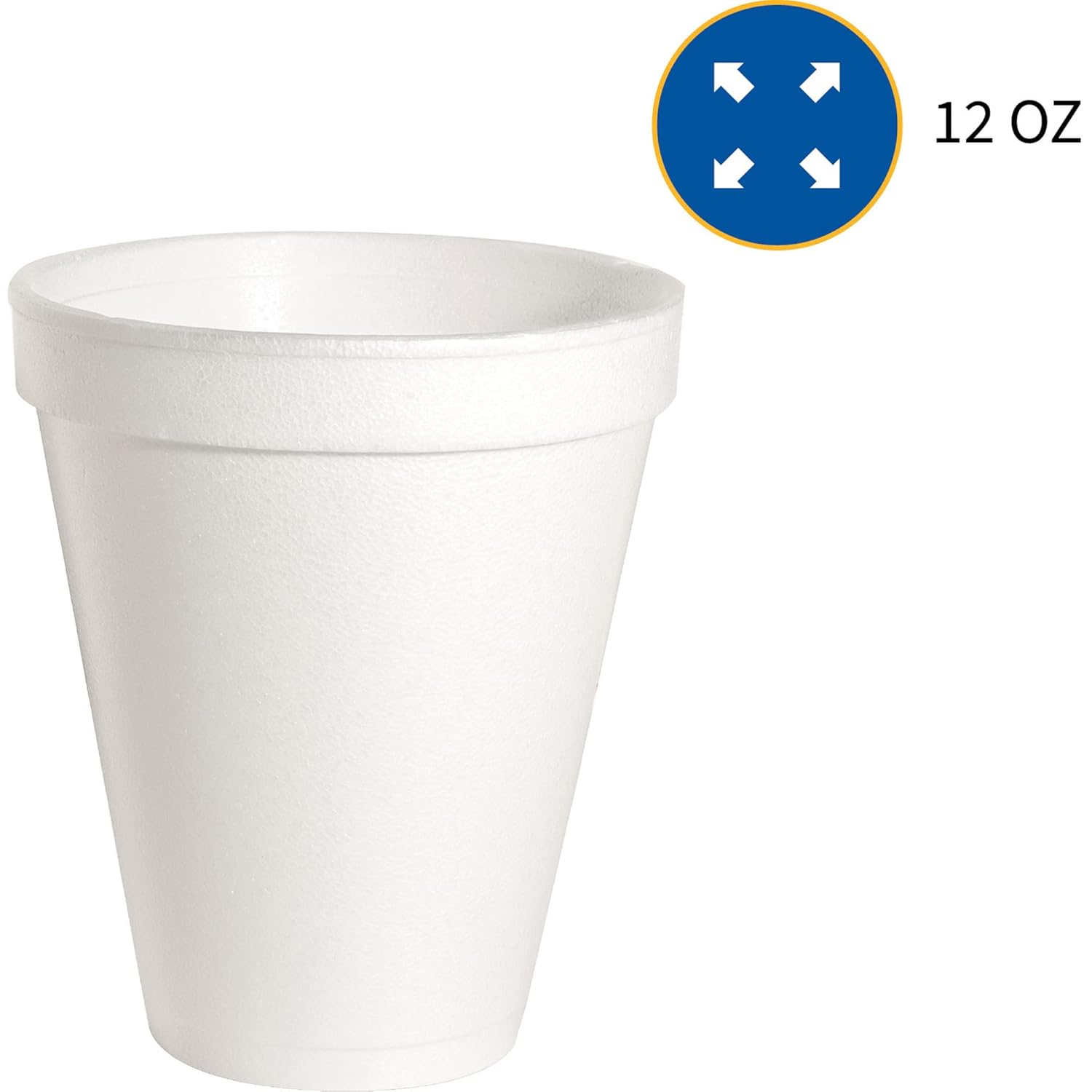 Genuine Joe Hot/Cold 12oz Foam Cups (Pack of 1000)