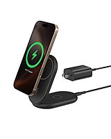 Belkin BoostCharge Magnetic Foldable Wireless Charging Stand 15W Qi2-Certified