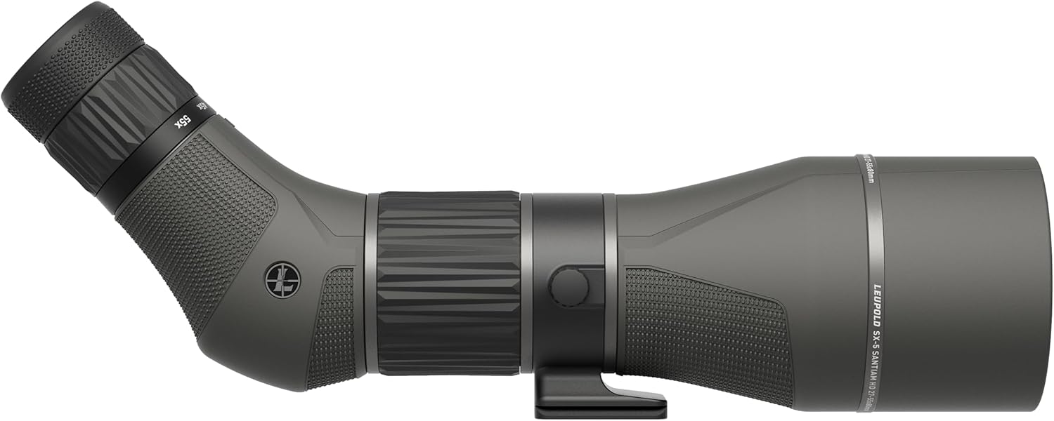 Leupold SX-5 Santiam HD 27-55x80 Spotting Scope Angled (185605)