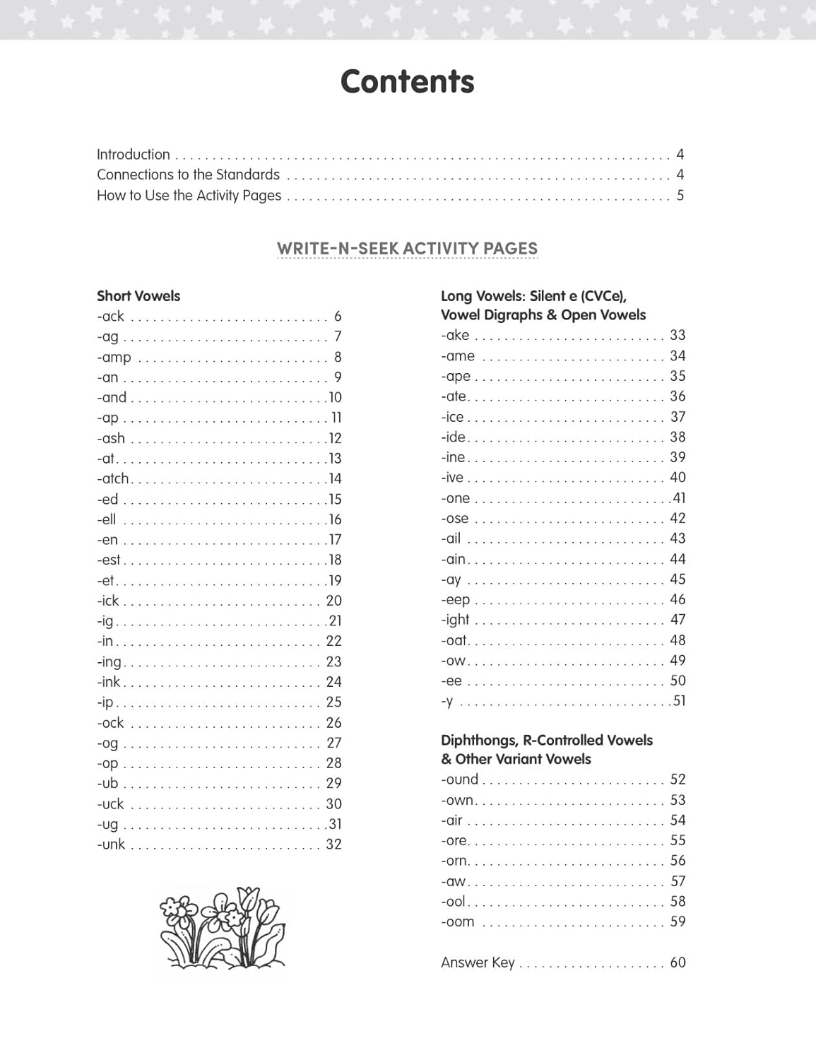Scholastic Teacher Resources Write-N-Seek Workbook, Word Families, Pre-K - Grade 2