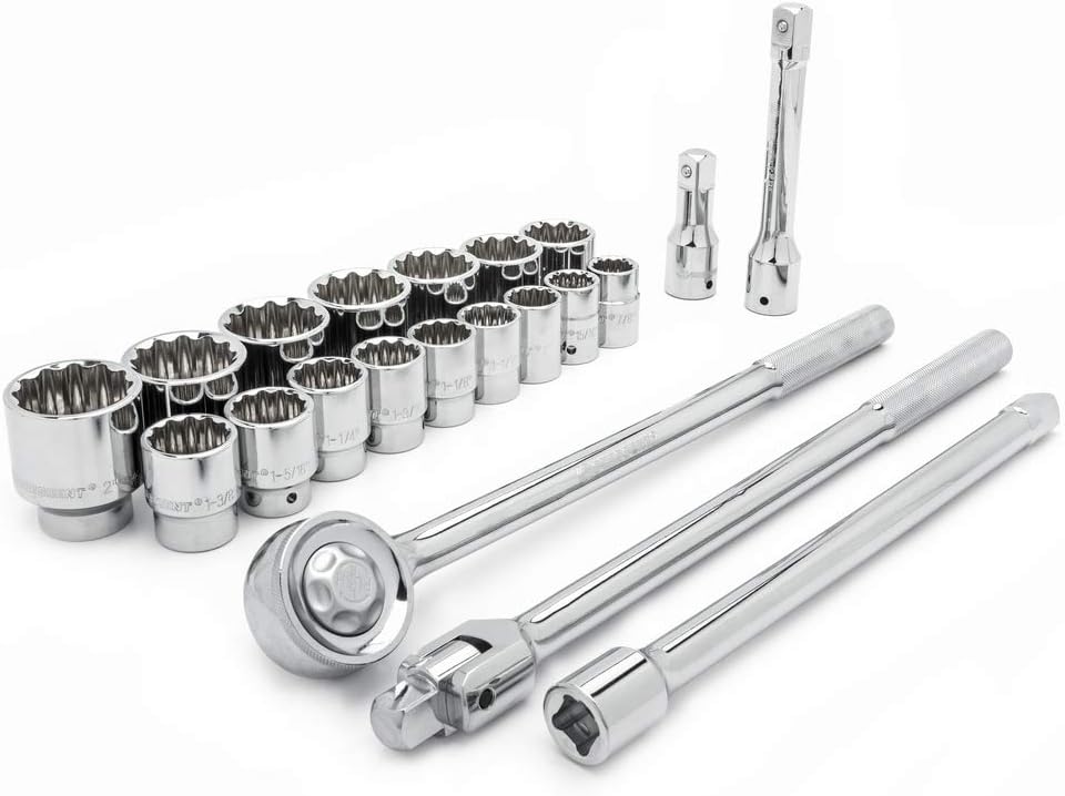 Crescent 21 Piece 3/4" Drive 12-Point SAE Socket Set CTK21SAEN (7/8"–2")