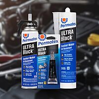 PERMATEX RTV Silicone Gasket Maker, Sensor-Safe Oil-Resistant