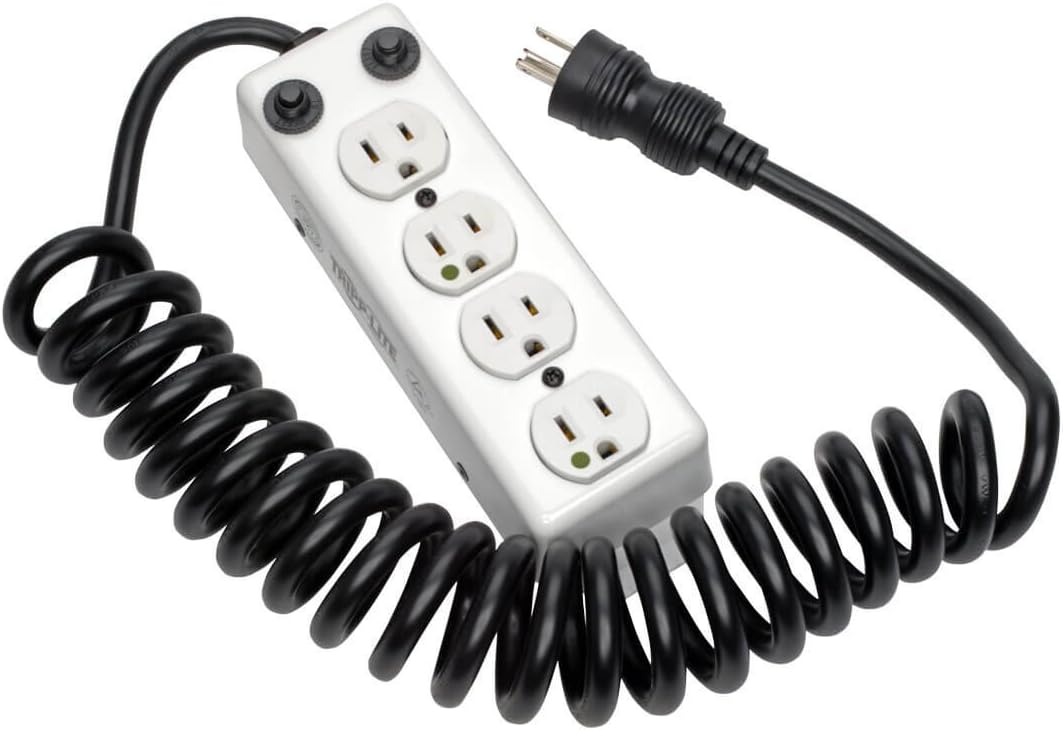 TRIPP LITE Medical-Grade Power Strip with Hospital-Grade Outlets (UL 1363A)