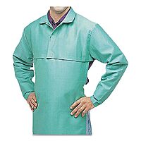 BEST WELDS 902-CA-650-XL FR Cotton Sateen Cape Sleeves, 14" Long, Hook/Loop Closure,