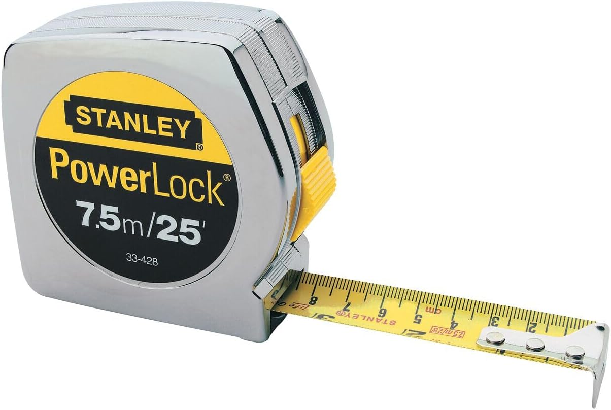 Stanley 33-428 8m/26' x 1" PowerLock Tape Rule (cm Graduation)