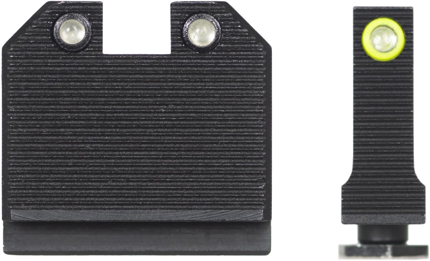 NIGHT FISION Optics Ready Stealth Night Sight Set Compatible with Glock 48/48 MOS with RMRcc