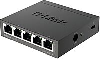 D-Link Gigabit Unmanaged Metal Fan-Free Desktop/Wall-Mount Switch