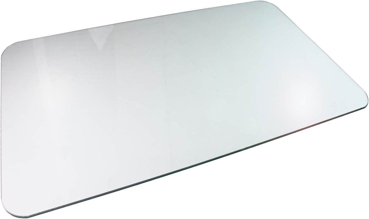 FLOORTEX Glaciermat Heavy Duty Glass Chair Mat for Hard Floors & Carpets